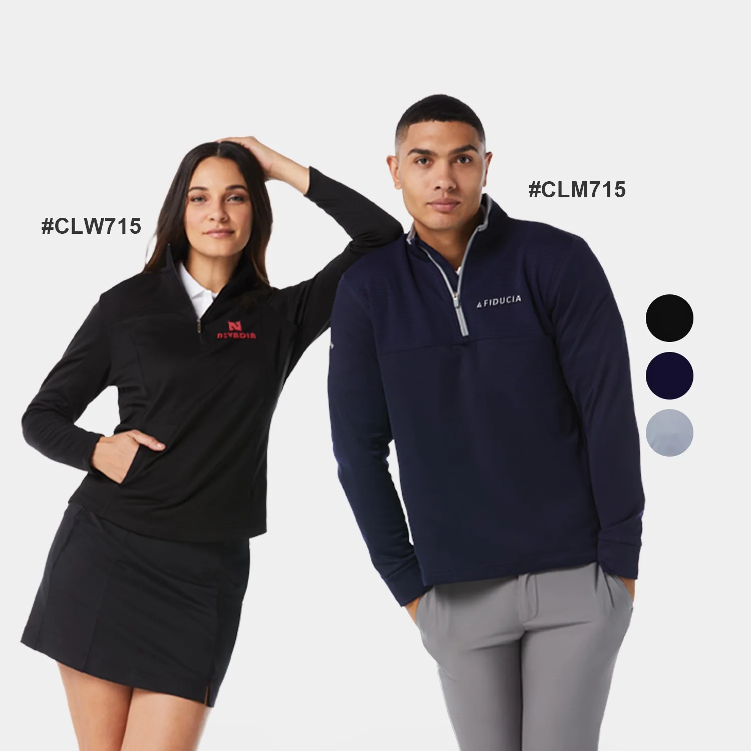 Callaway® Ottoman Women's 1/4-Zip Fleece Pullover with Custom Logo