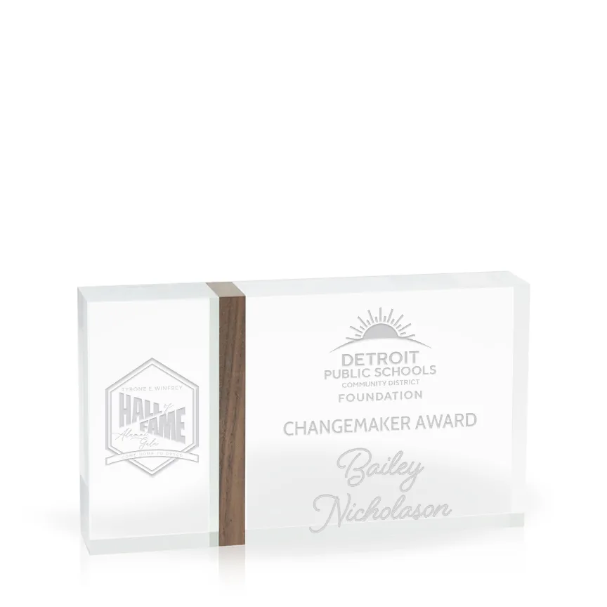 Capri Walnut Accent 4x7 Award