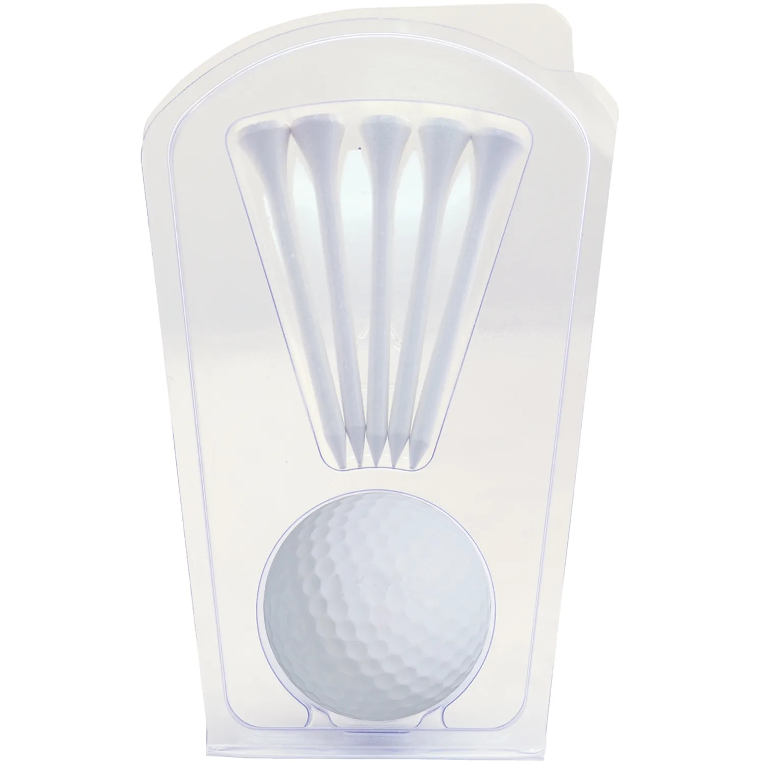 Golf Ball Clamshell with Five Golf Tees view 2