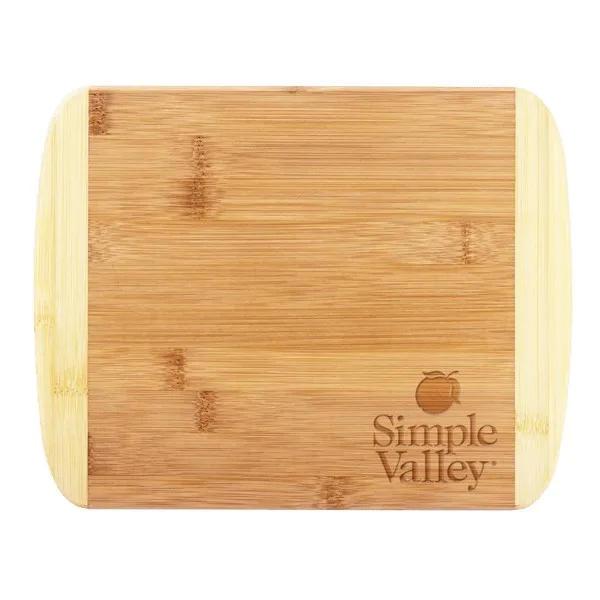 Two-Tone Bamboo Cutting Board 11" x 8-3/4" view 5