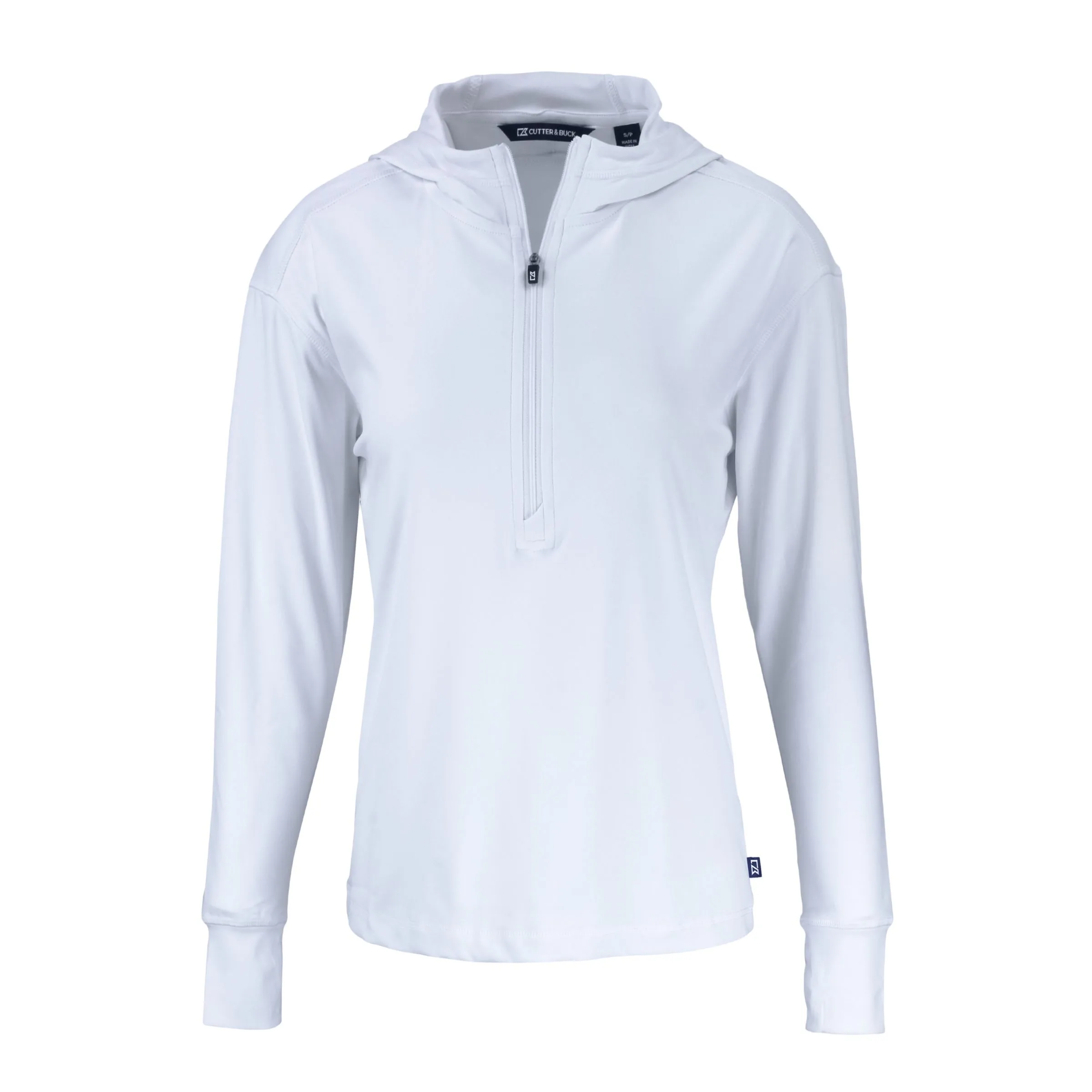 Cutter & Buck Daybreak Eco Recycled Womens Half Zip Hoodie view 5