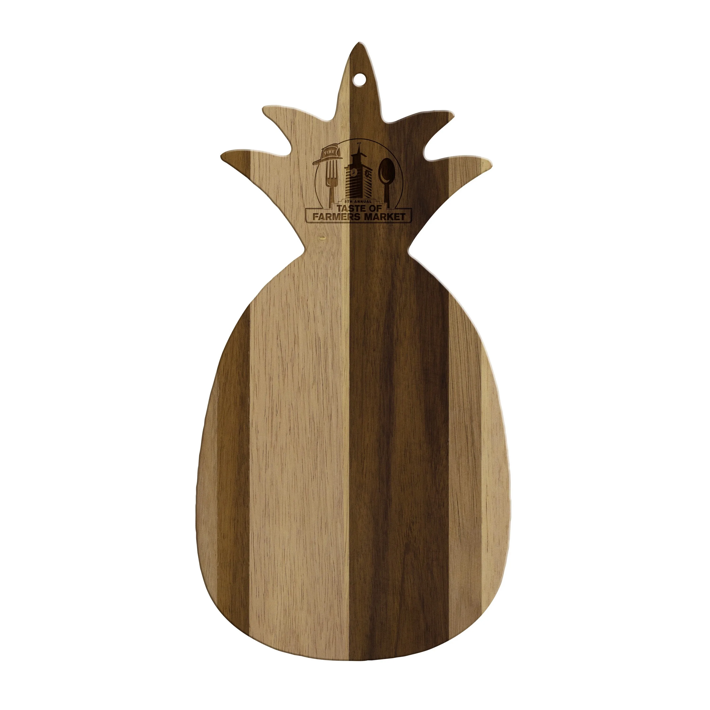 Rock & Branch® Shiplap Series Pineapple Shaped Wood Serving & Cutting Board