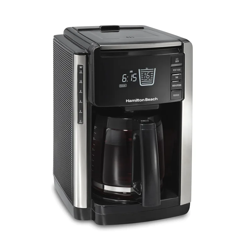 Hamilton Beach® TruCount 12 Cup Coffeemaker w/Built-in Scale