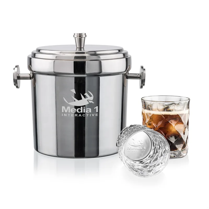 Milano Bucket Set, Laser Engraving, Set of 3