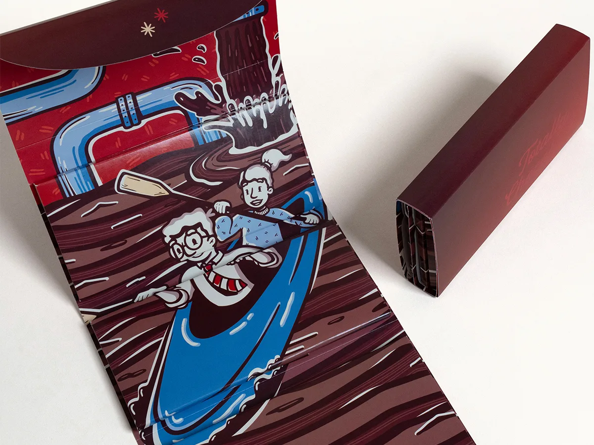 Grand Chocolate Storyteller with 9 Custom Engraved Chocolate Bars view 7