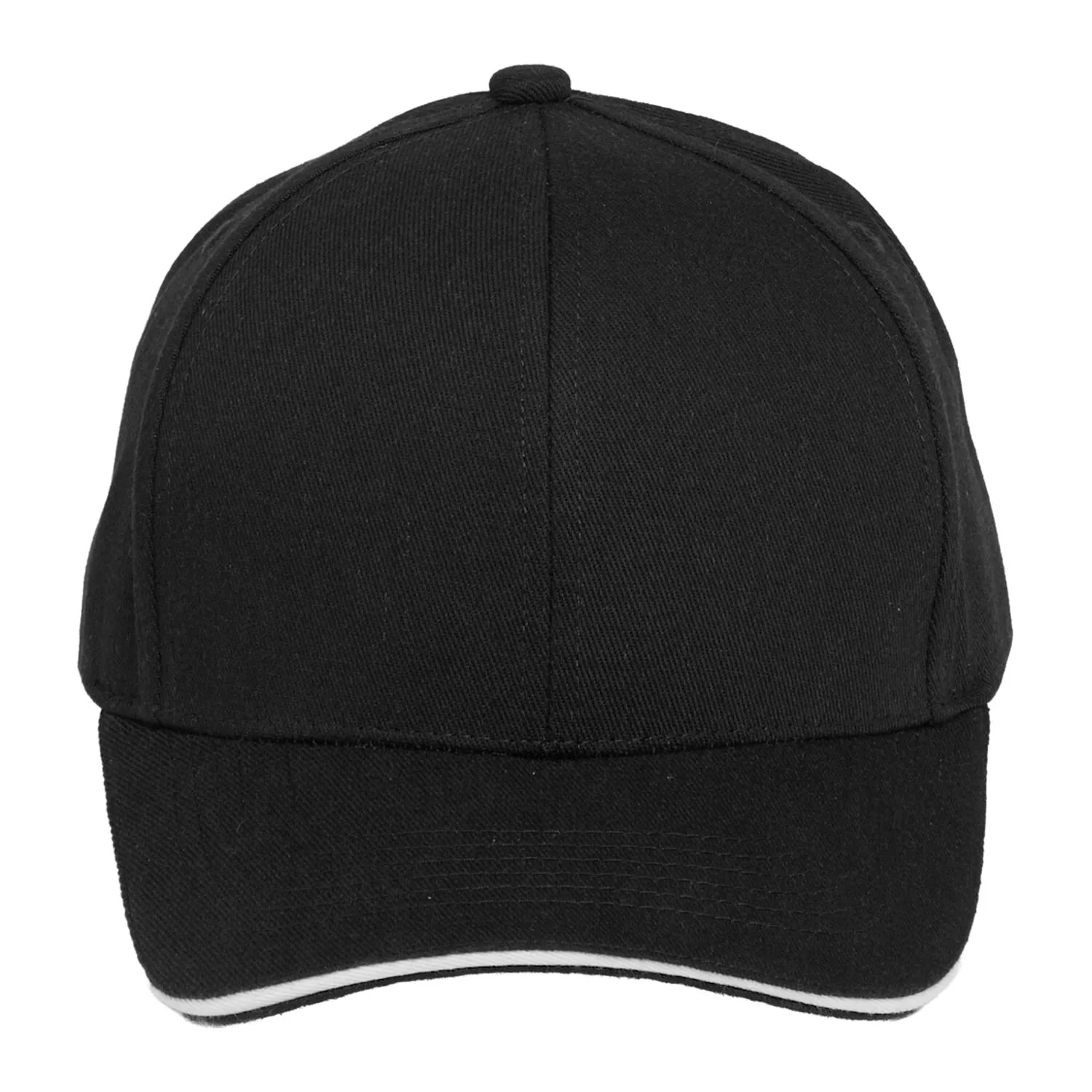Recycled Cotton Twill 6 Panel Split Peak Ballcap view 4