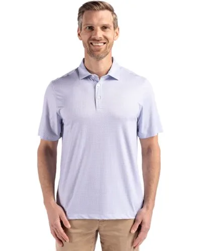 Cutter & Buck Pike Eco Diamond Dot Print Recycled Mens Big & Tall Polo view 4
