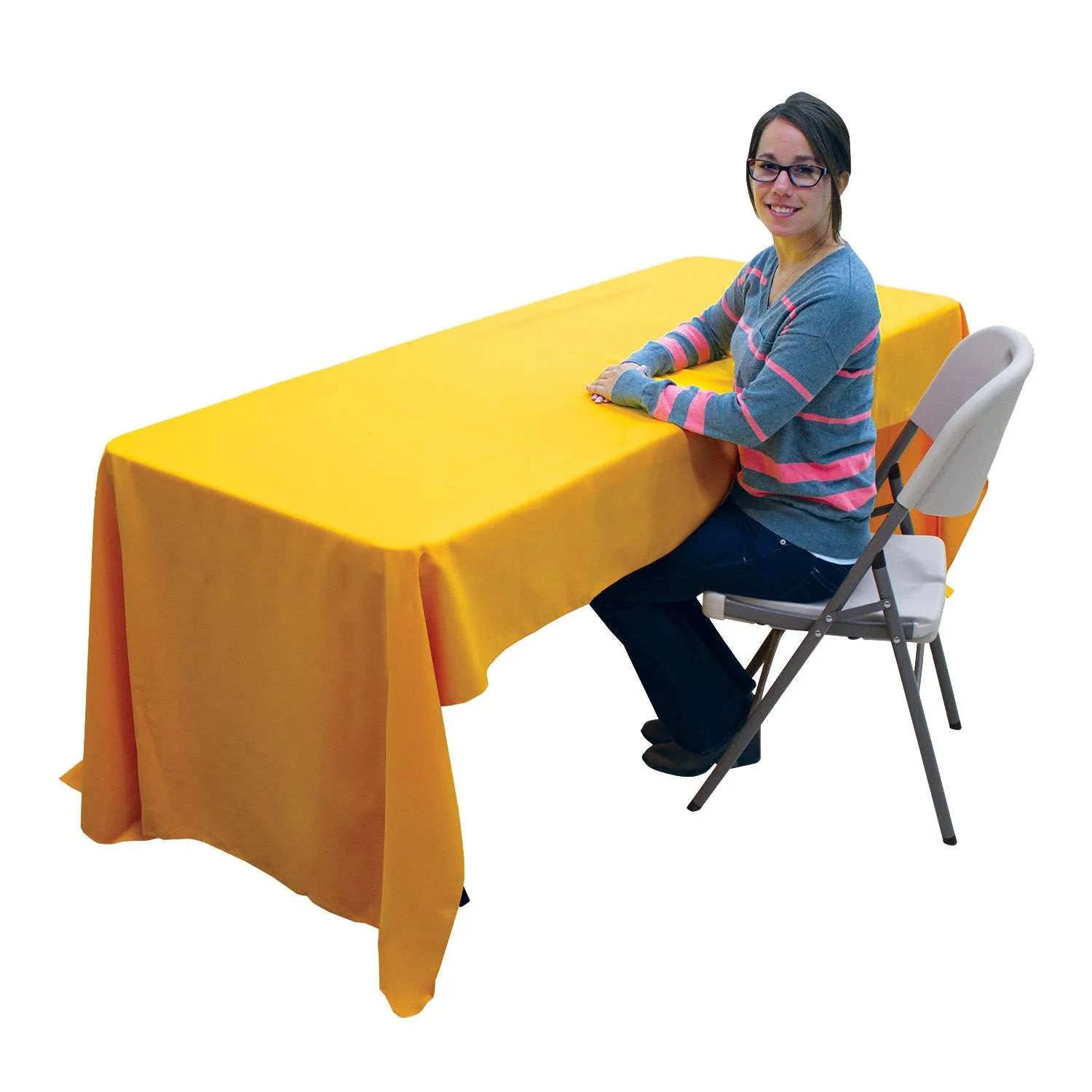 6' LazerLine 3-Sided Throw Full-Color Front Only view 4