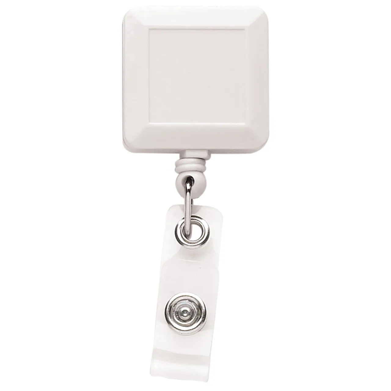 "Good" Square Retractable Badge Reel view 2