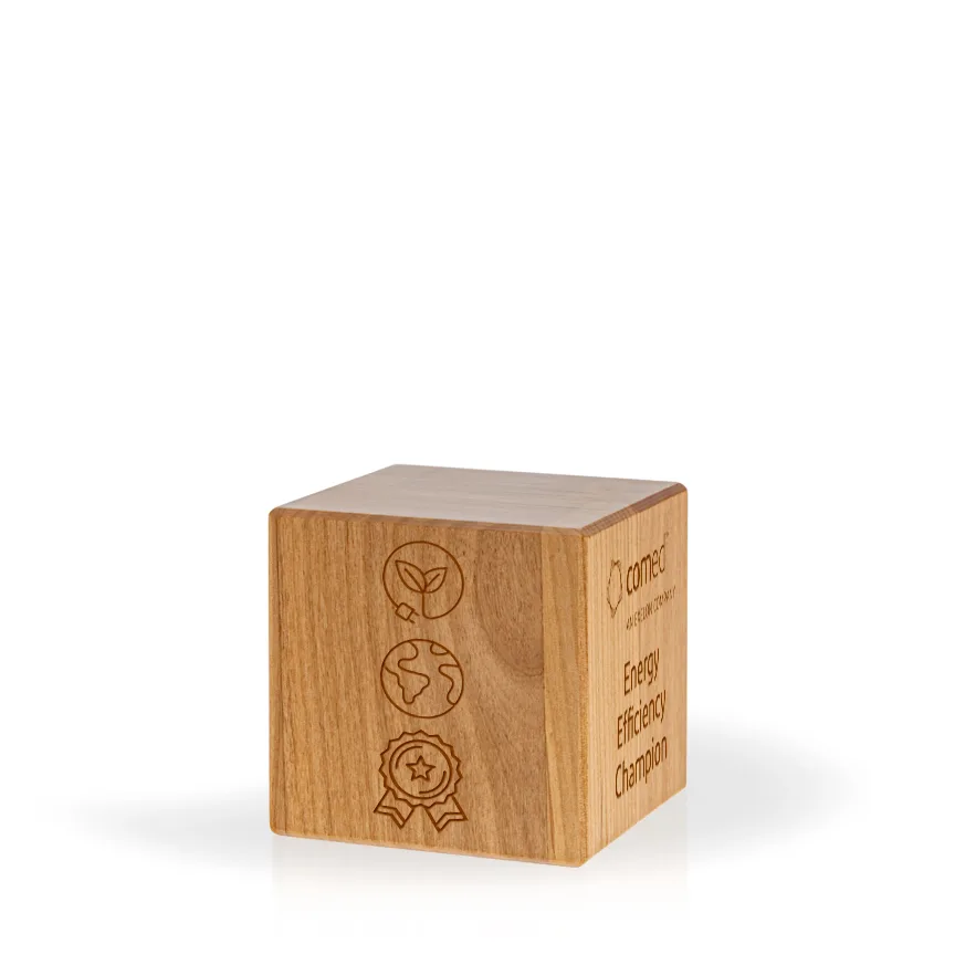 Alder Wood Cube view 4