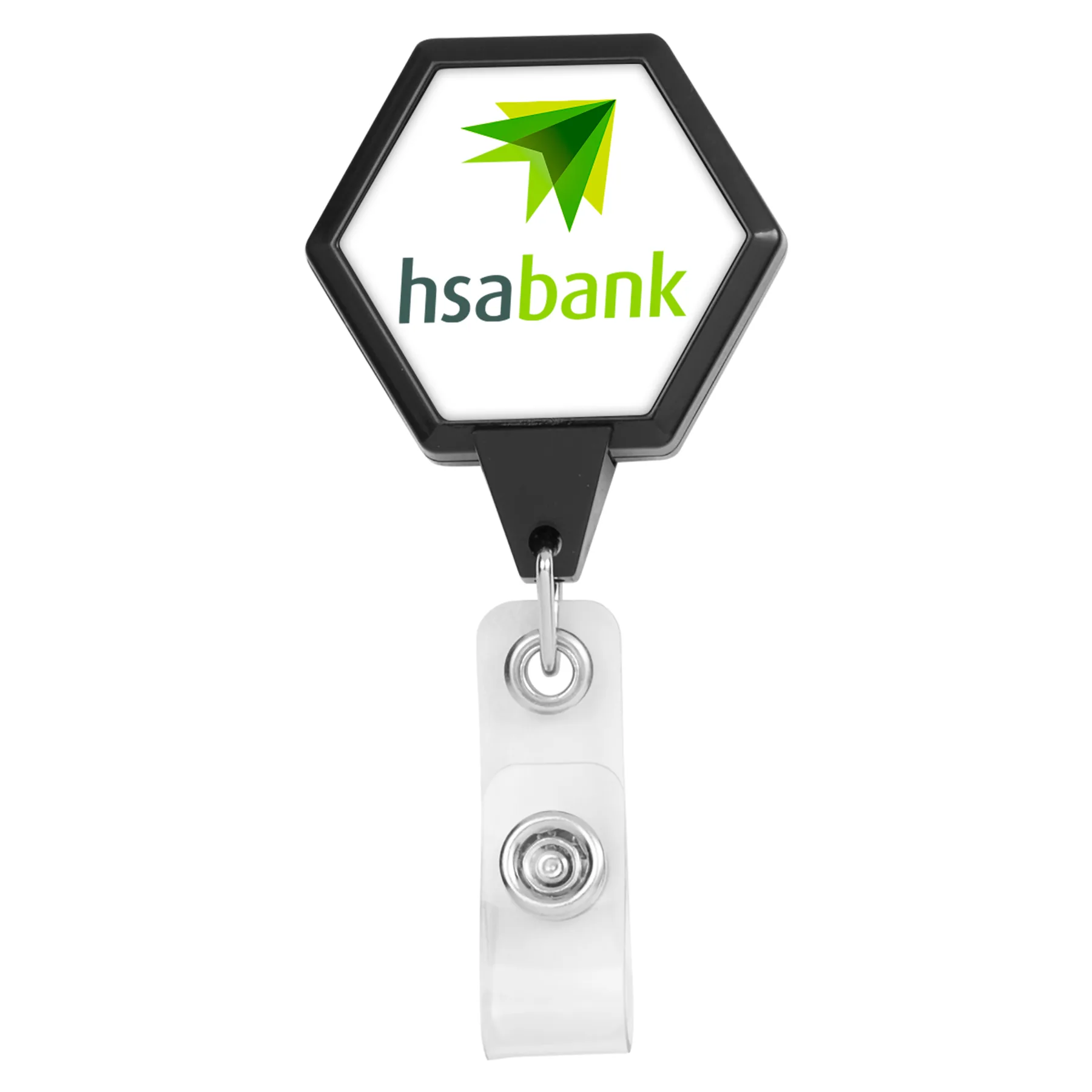 JUMBO Hexagon Retractable Badge Reel view 4