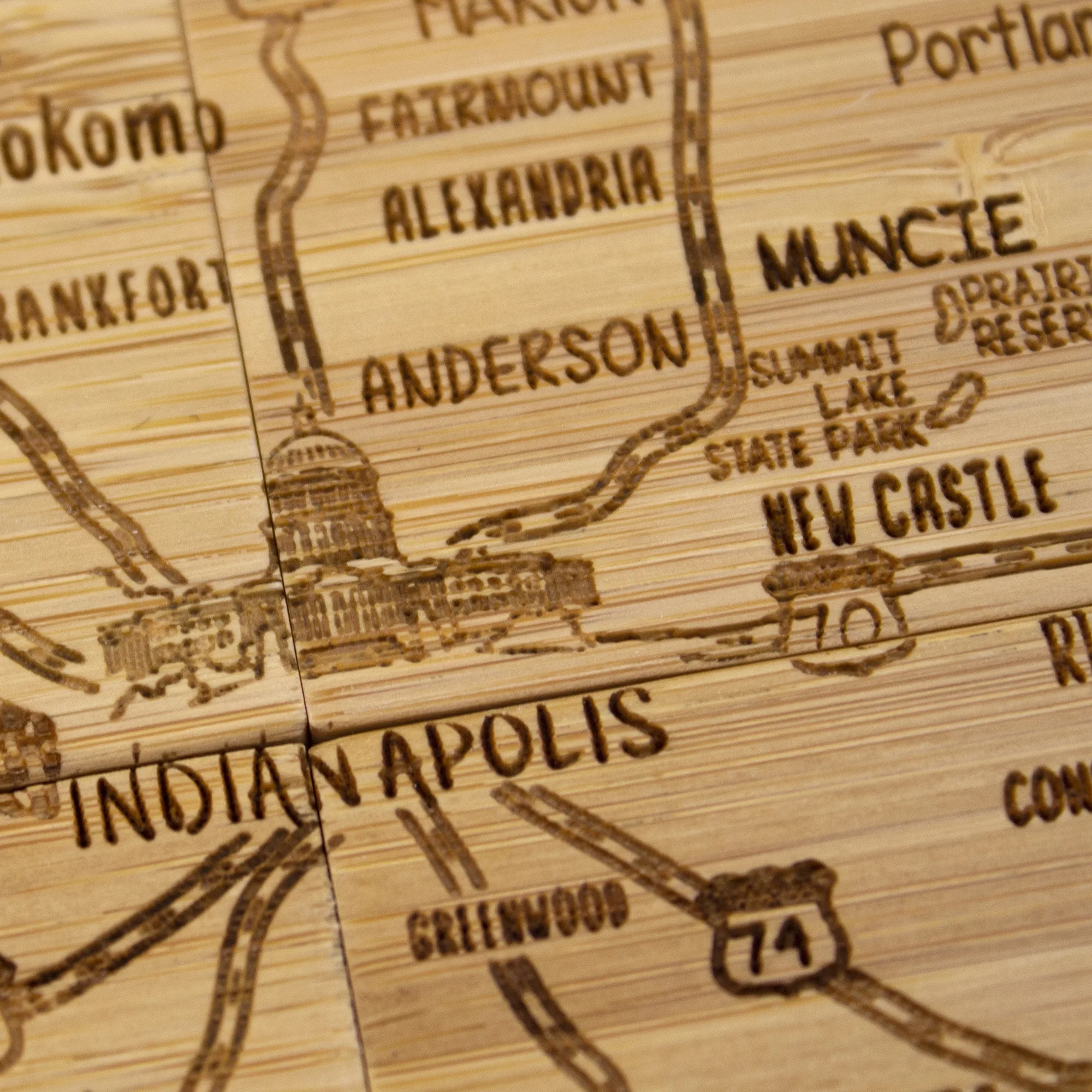 Indiana Puzzle Coaster Set view 5