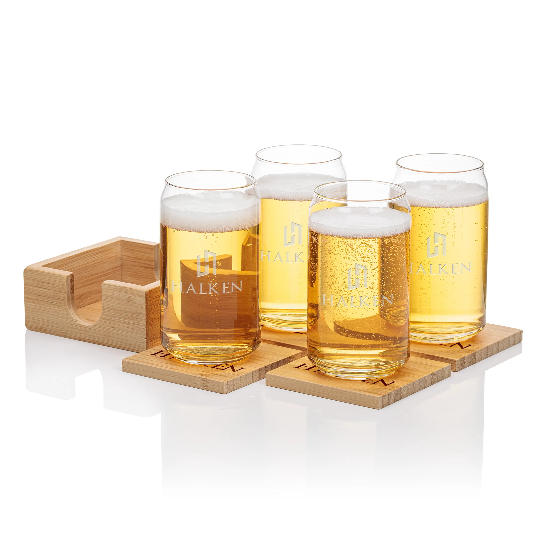 Bamboo Coaster Gift Set — Bamboo Coaster Gift Set