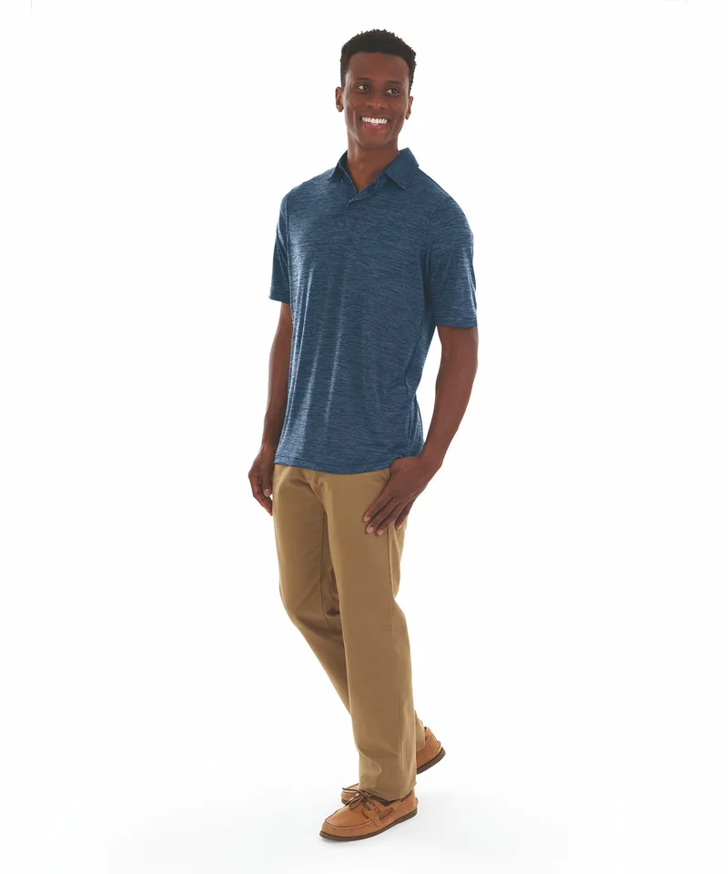 Men's Space Dye Performance Polo Shirt