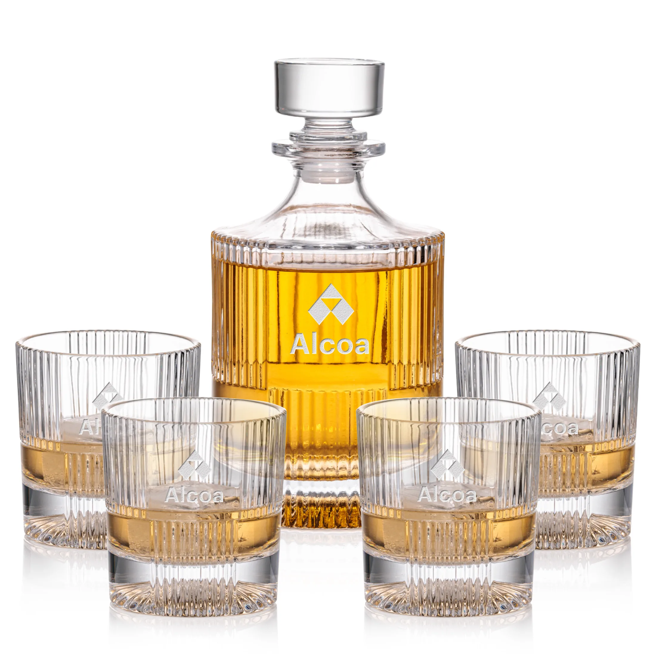Decanter Set, Decanter & 4 OTR