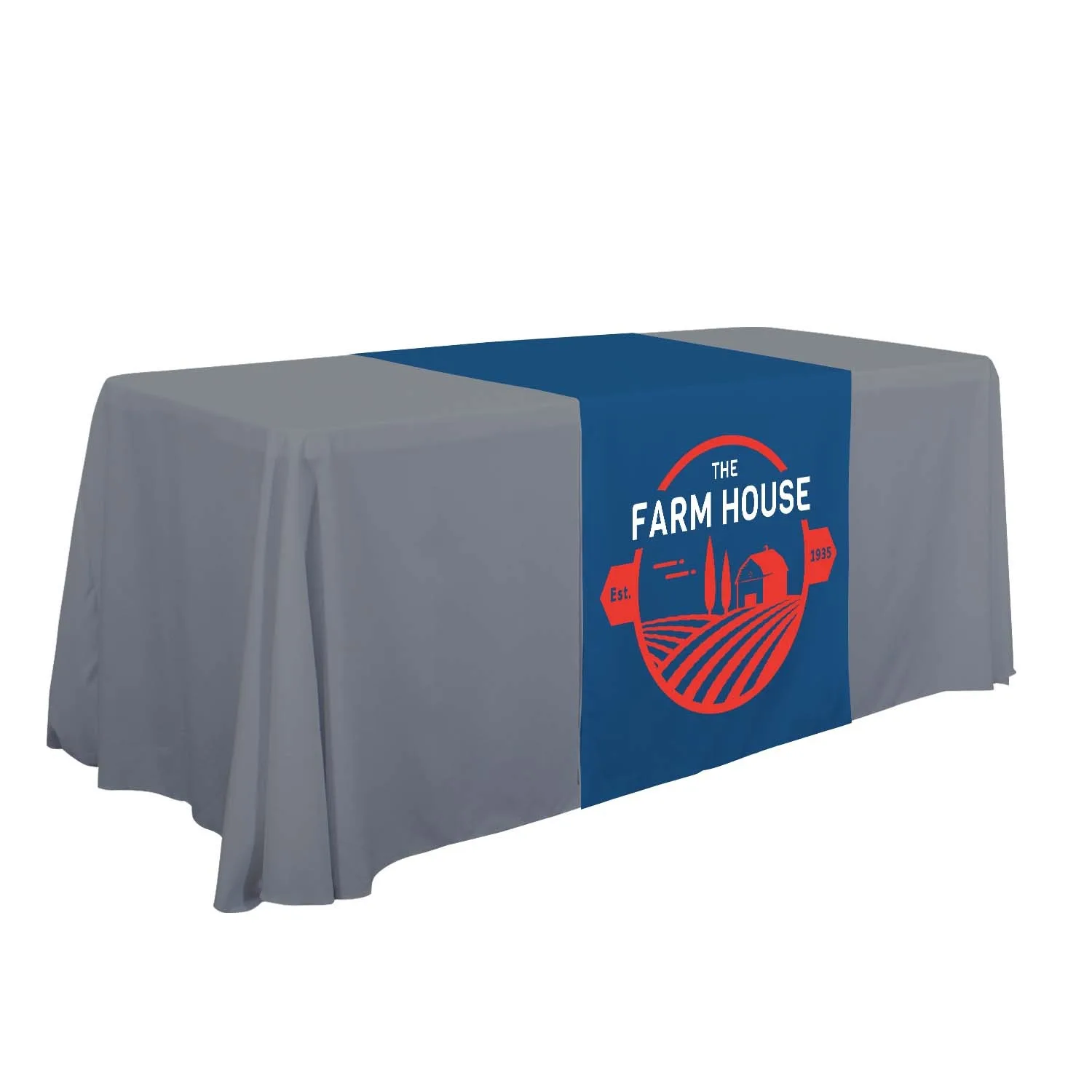 28" Standard Table Runner (Full-Color Front Only) view 6