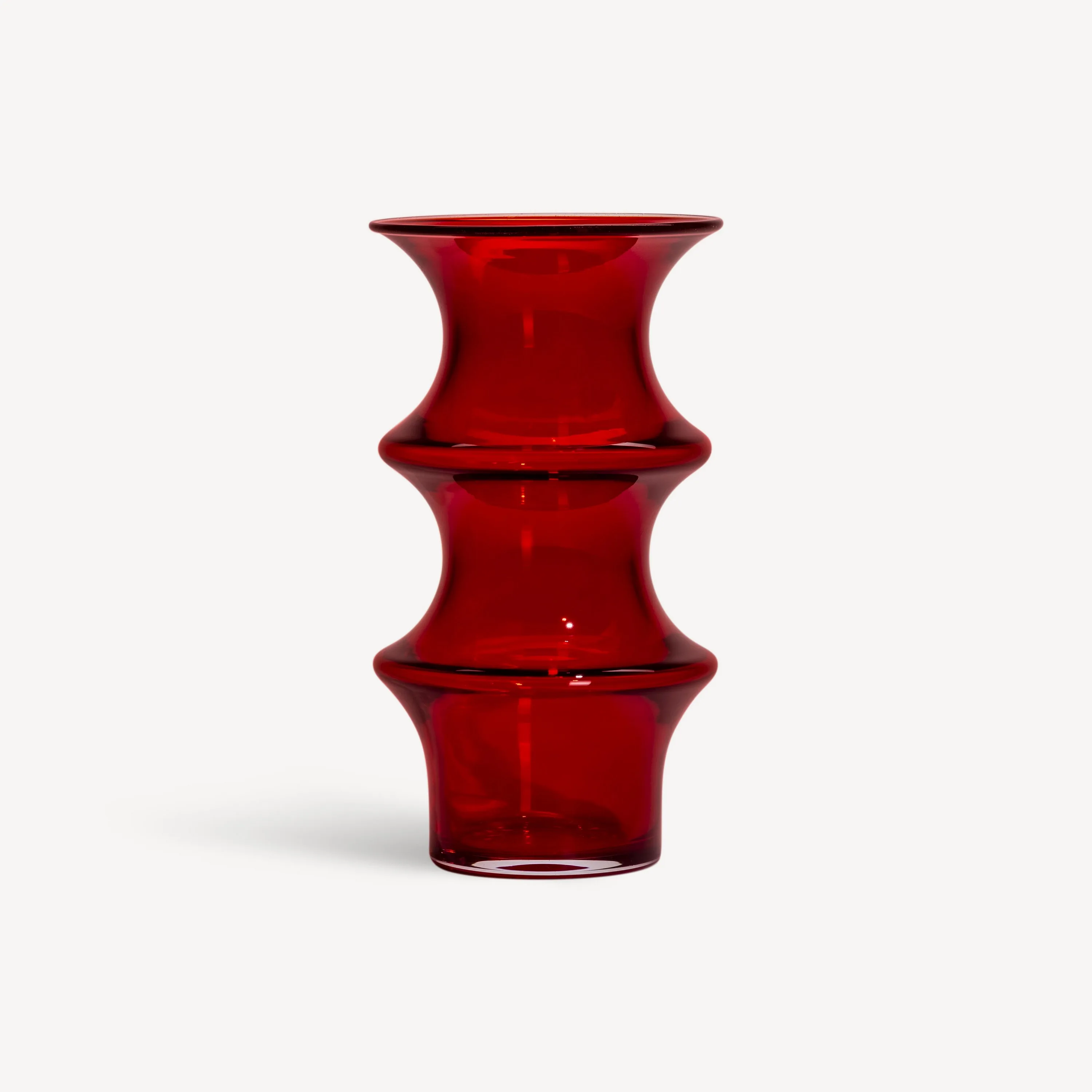 Kosta Boda Pagod Vase Large Red