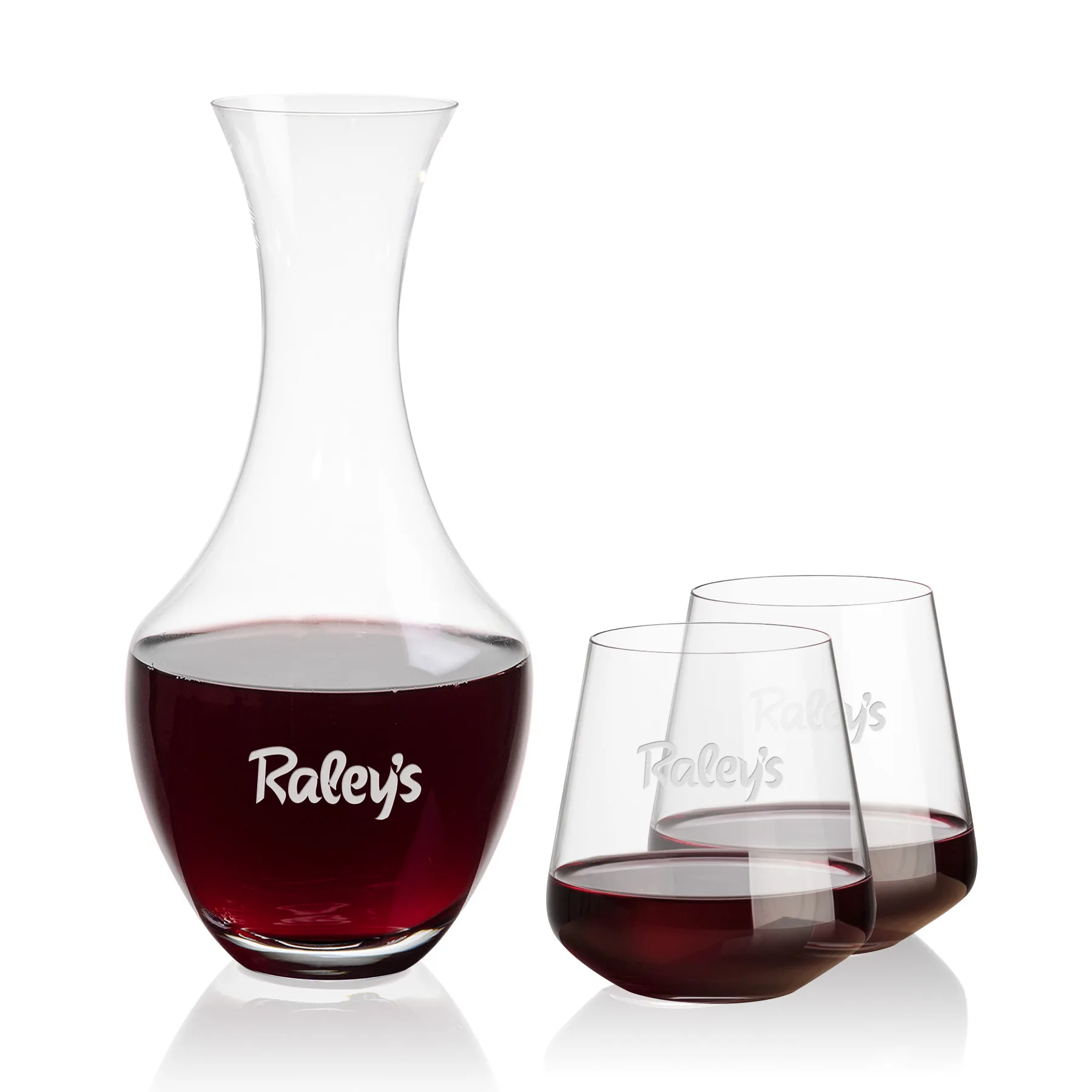 Carafe & 2 Stemless
