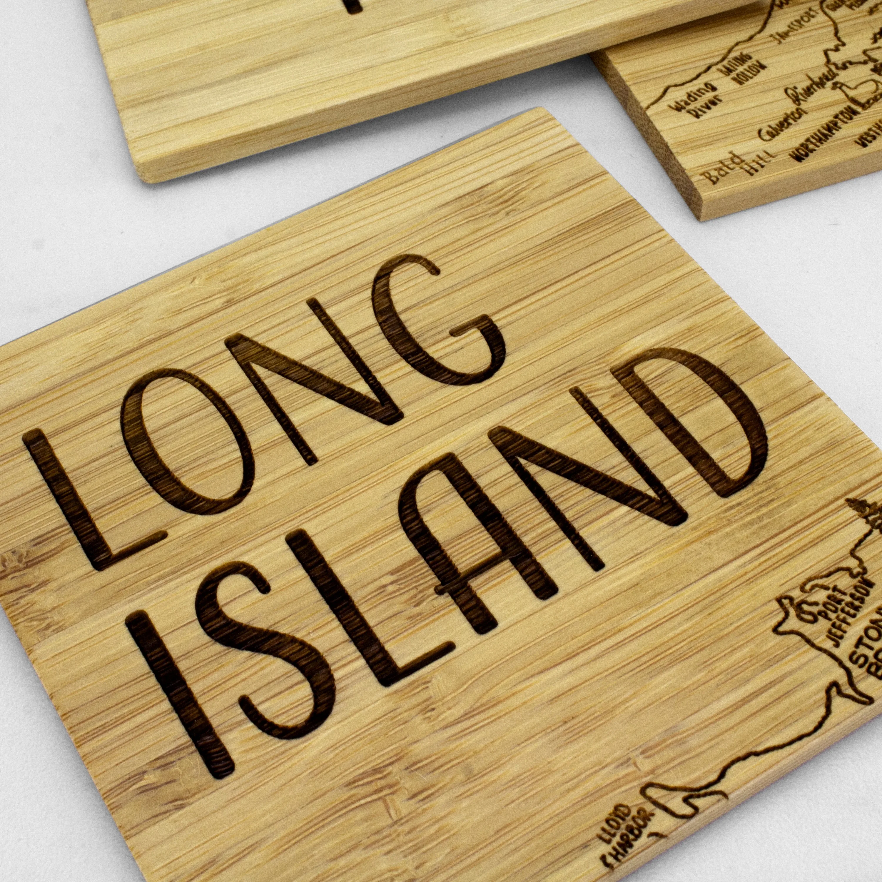 Long Island Puzzle Coaster Set view 3