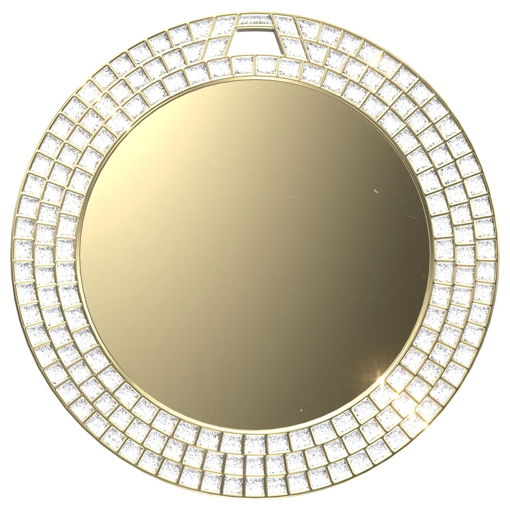 Vibraprint® Bright White GEM Insert Medallion (2-3/4") view 2