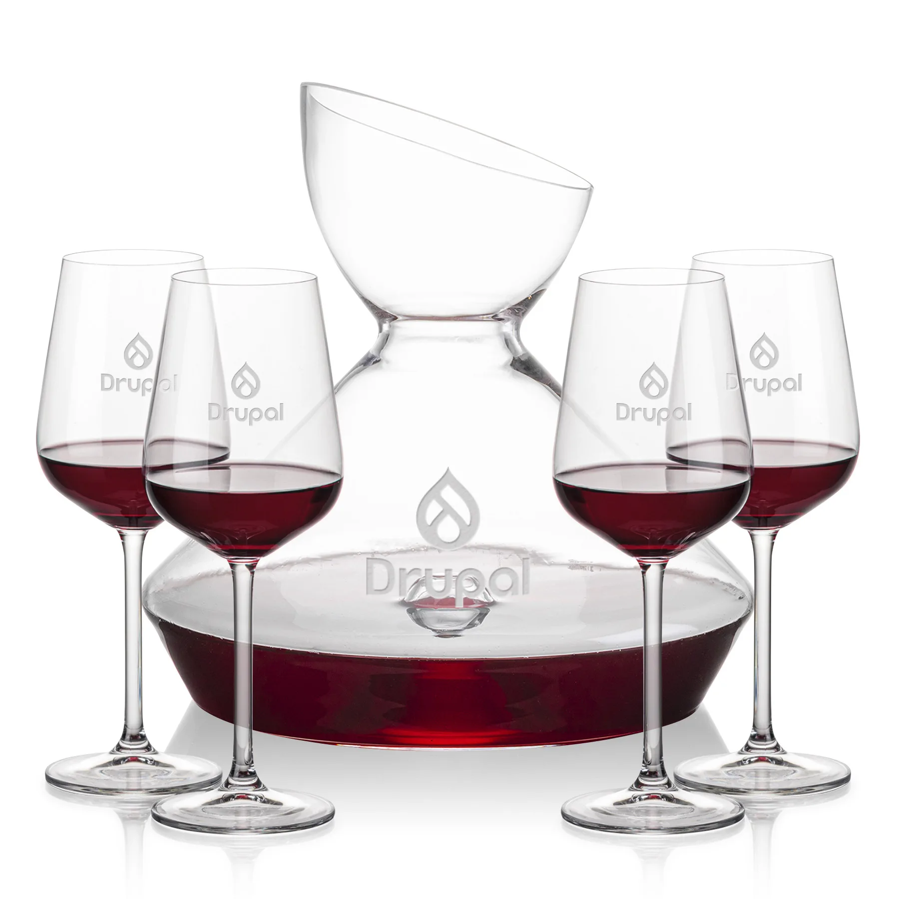 Carafe & 4 Wine