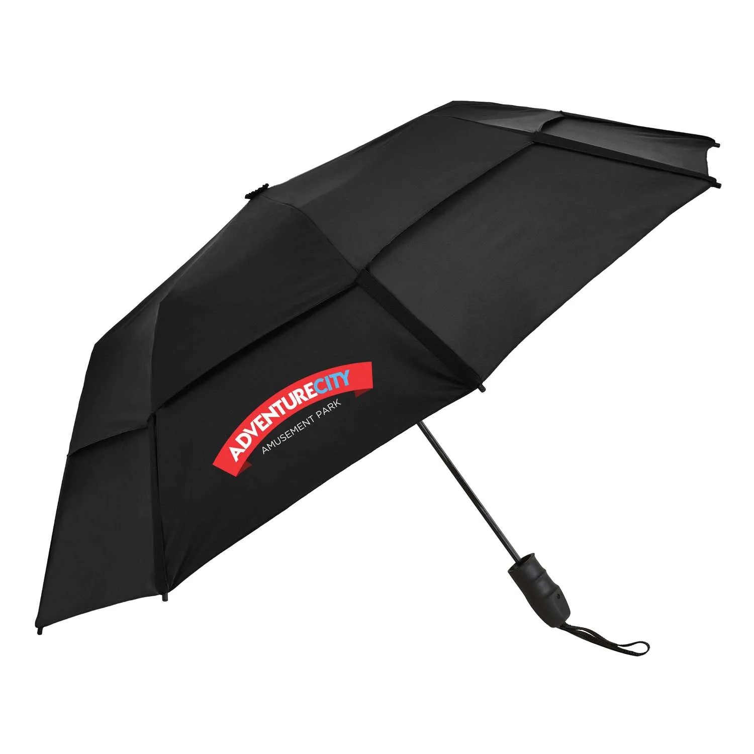 Folding Challenger III Umbrella (2 Imprints)