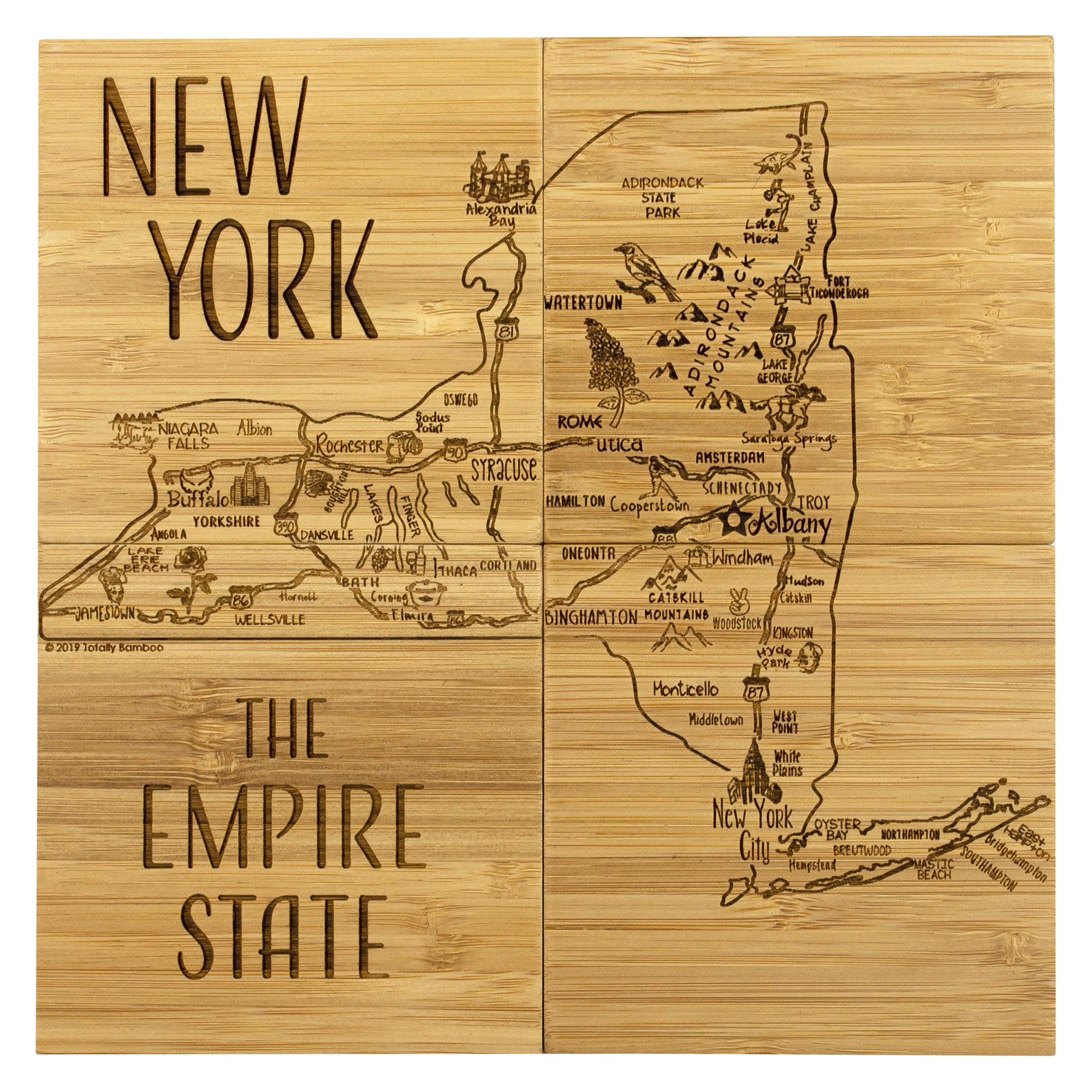New York Puzzle Coaster Set view 3
