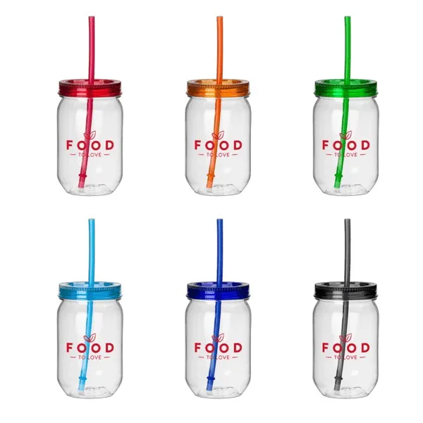 Fiesta Mason Jar Tumbler - 22 Oz.