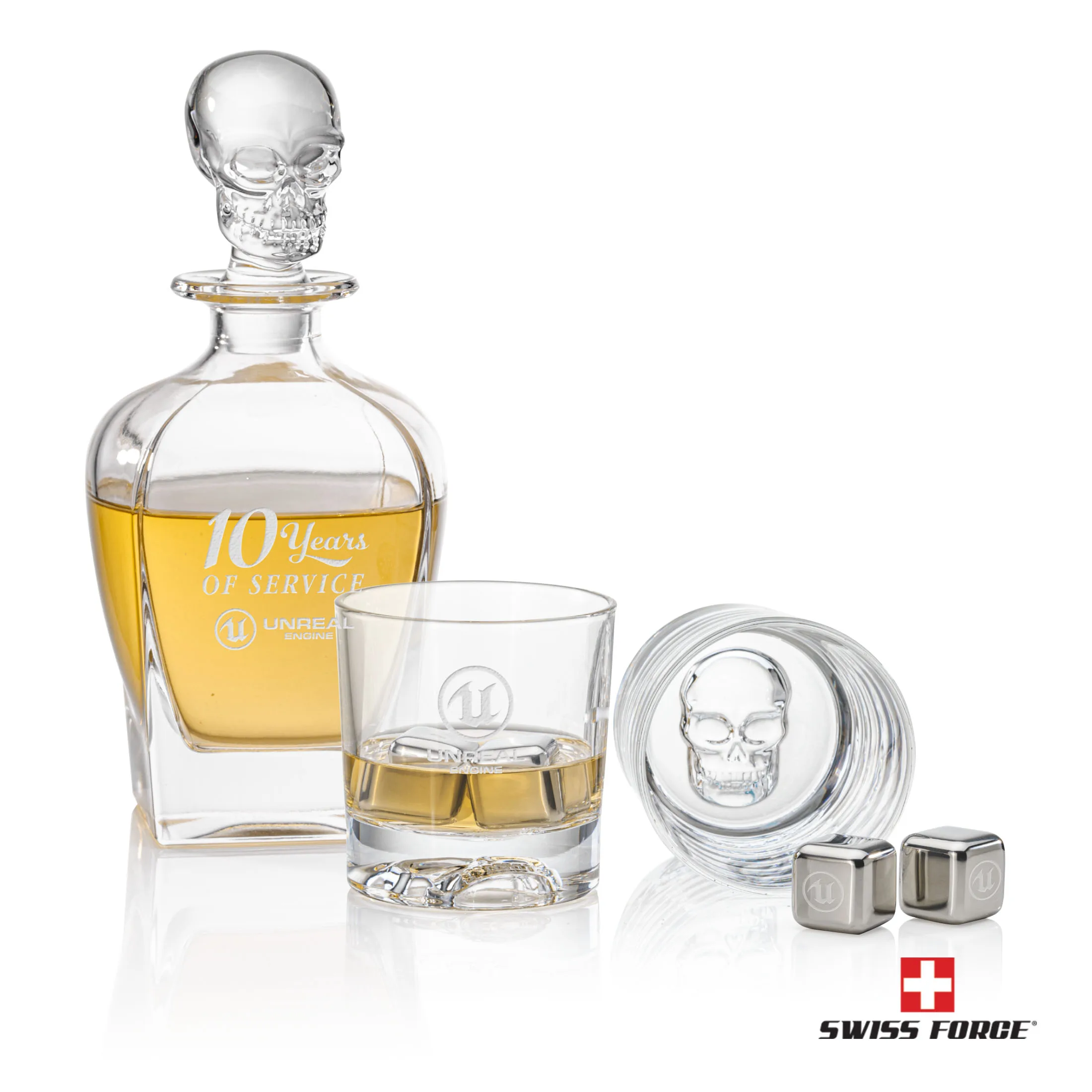 Whiskey Stone Set, Laser Engraving