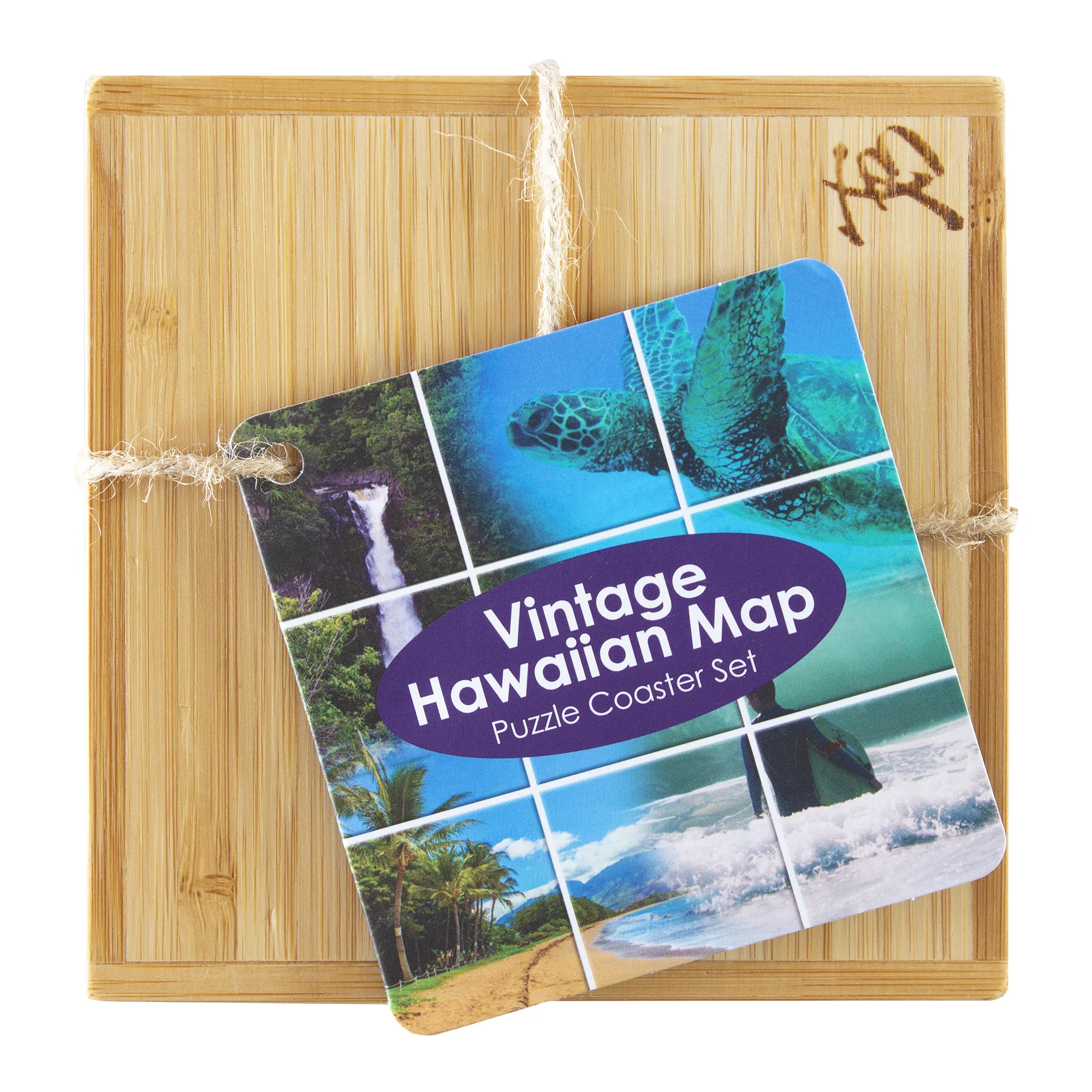 Hawaii Puzzle Coaster Set view 4