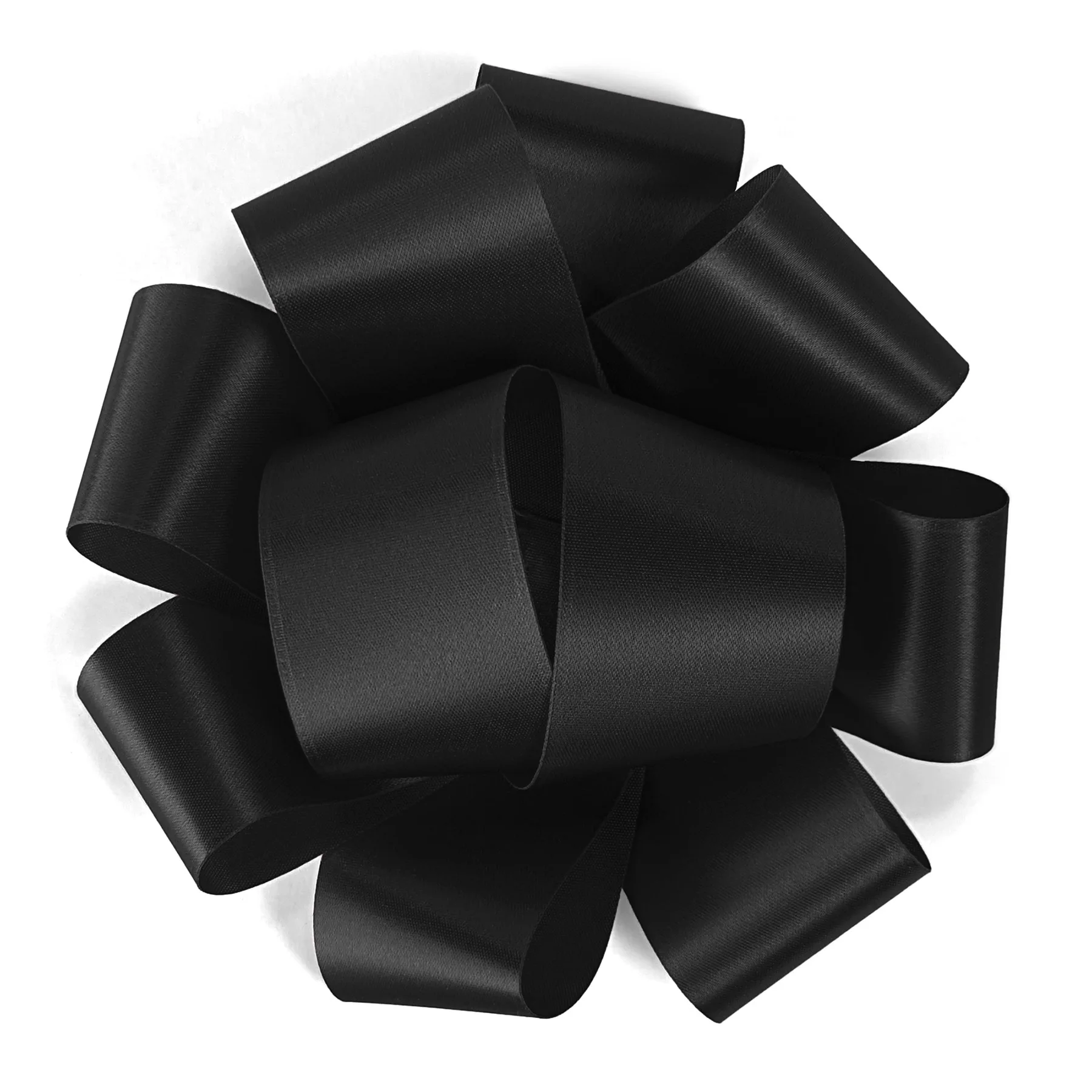1 1/2" Badge Satin Bow - Sparkle view 2