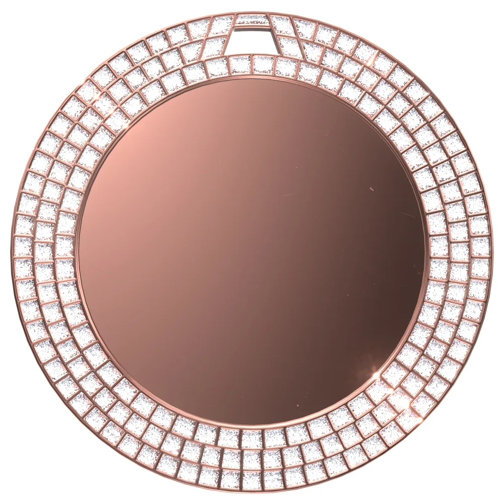Vibraprint® Bright White GEM Insert Medallion (2-3/4") view 4