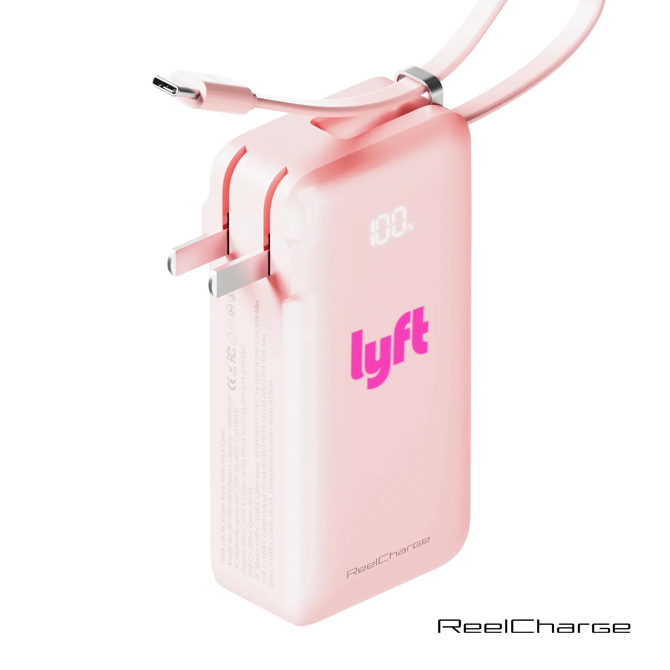ReelCharge 10,000 mAh 45W Power Bank