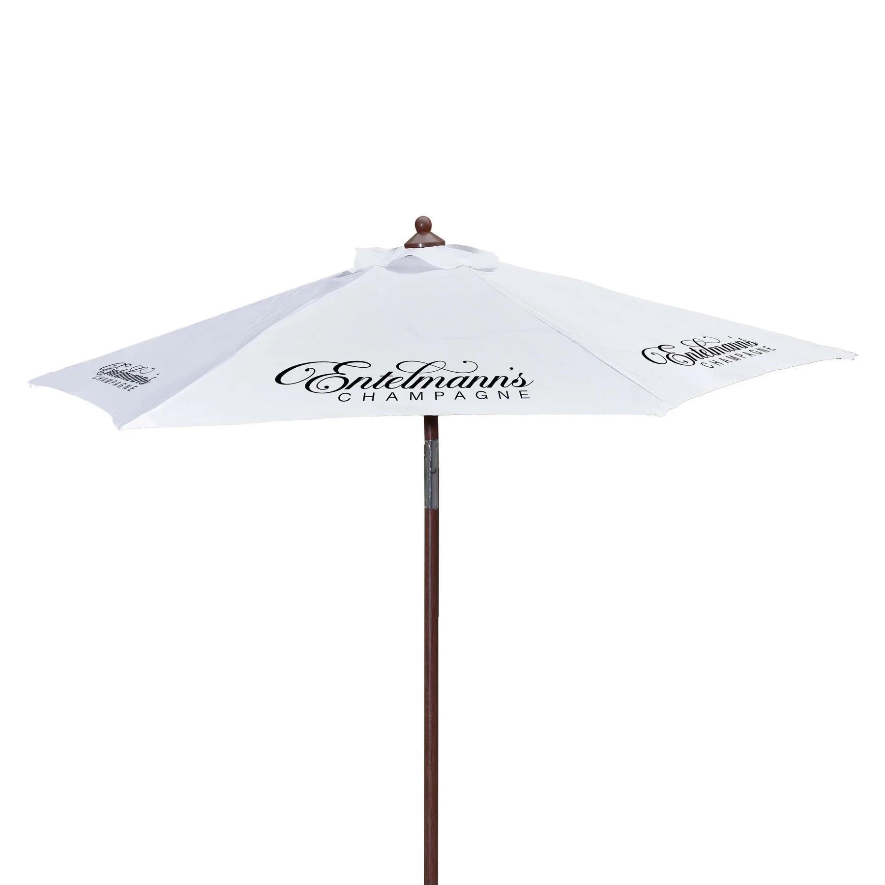 7' Wood Look Tilting Market Umbrella Kit (6 Imprints) view 5