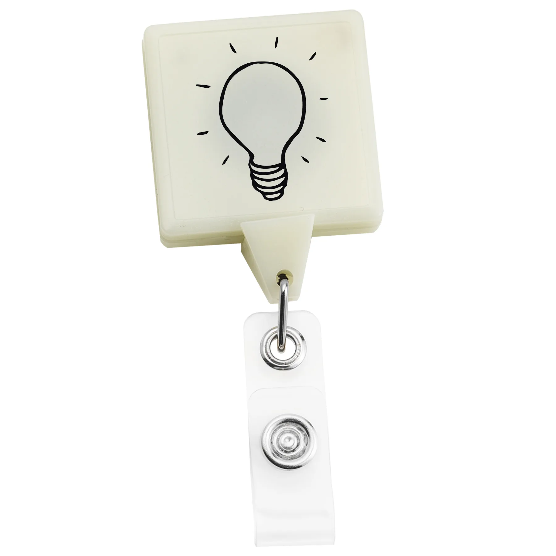Glow in the Dark Jumbo Square Badge Reel view 4