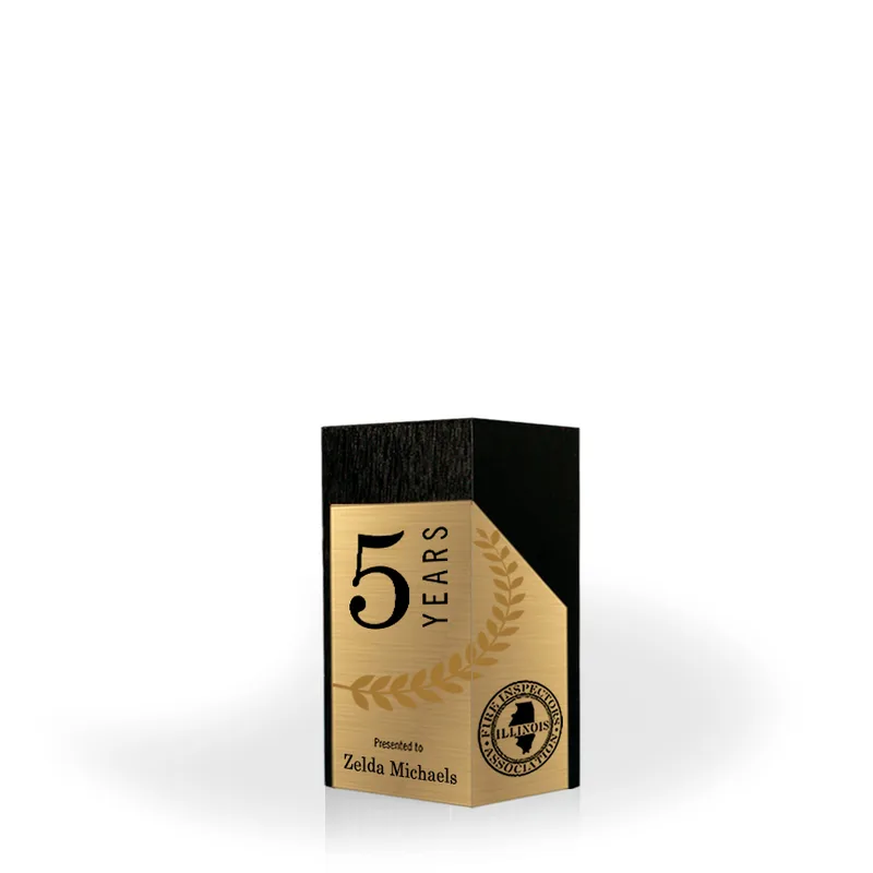 Tahoe Black & Gold Award 5"