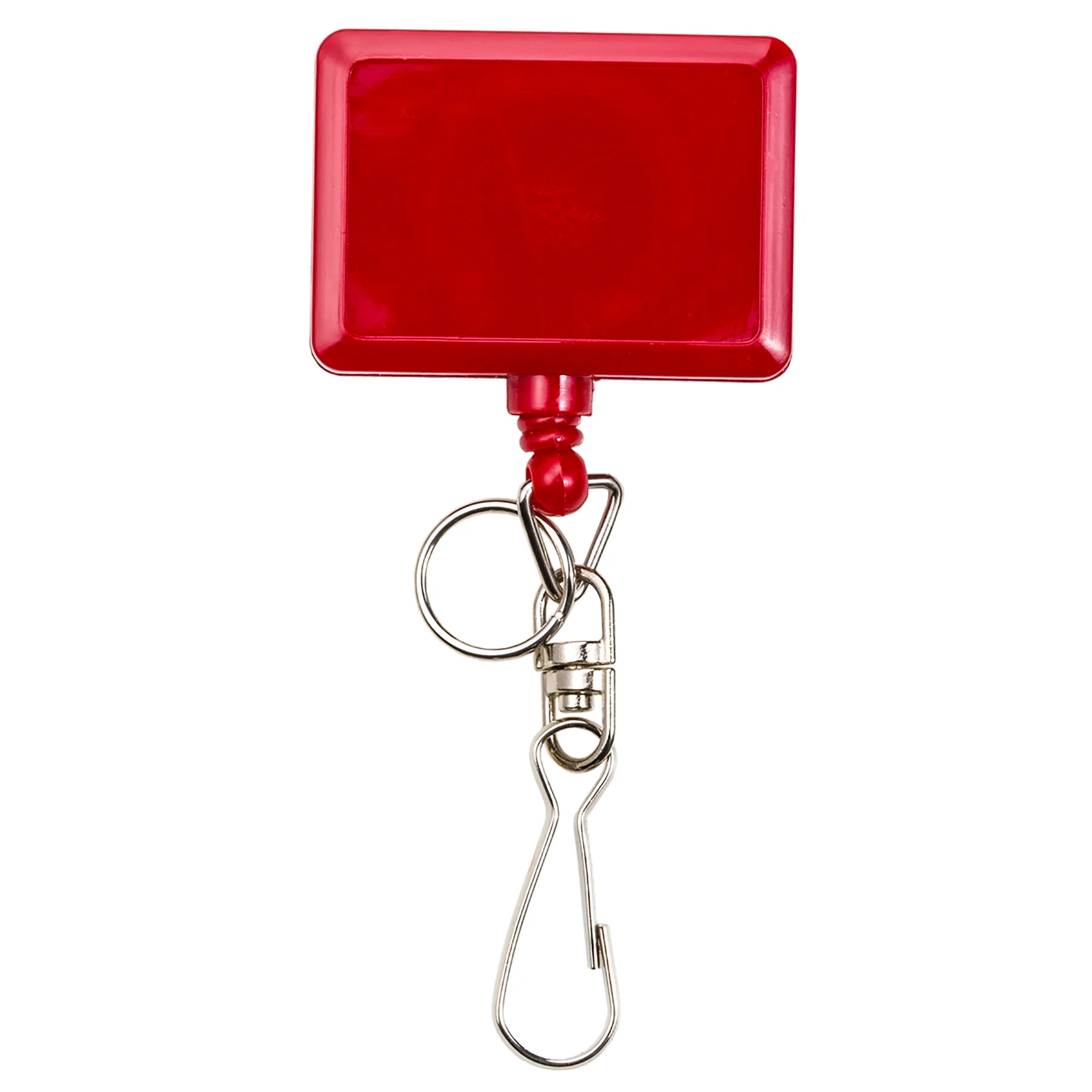 Bamboo Jumbo Rectangle Retractable Badge Reel view 2