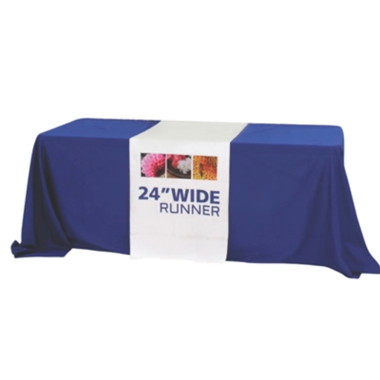 Custom 24" Wide Dye Sublimated Satin Table Runner view 5
