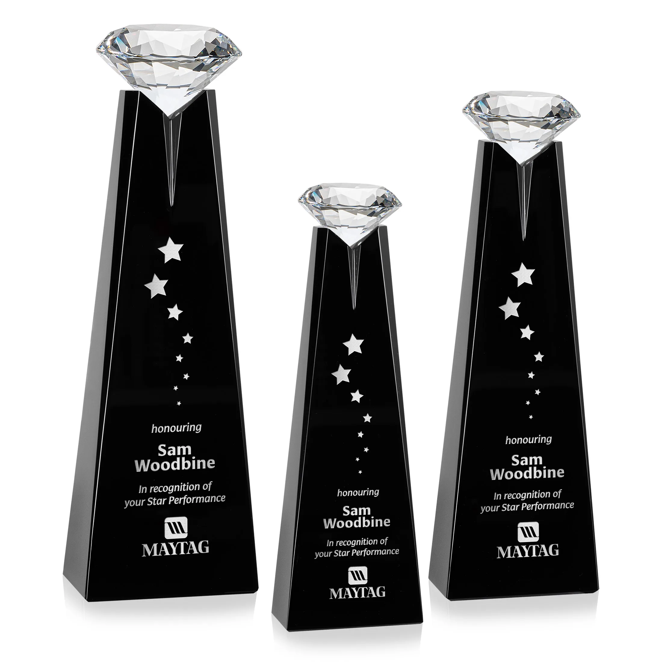 Deep Etch, Black, Diamond
