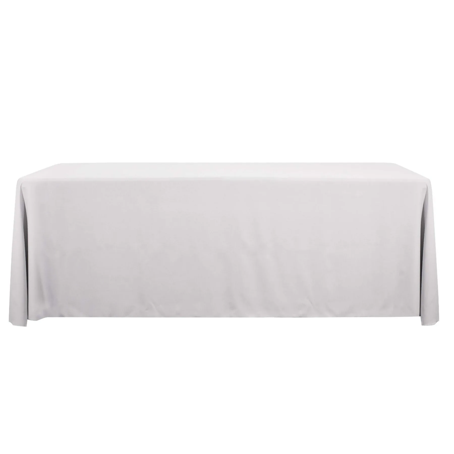 8' Stain Resistant Pro 3-Sided Throw Full-Color Imprint view 2