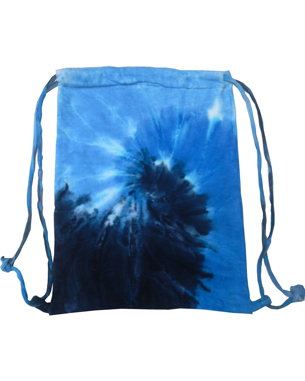 Tie-Dye Swirl Tie-Dyed Drawstring Bag