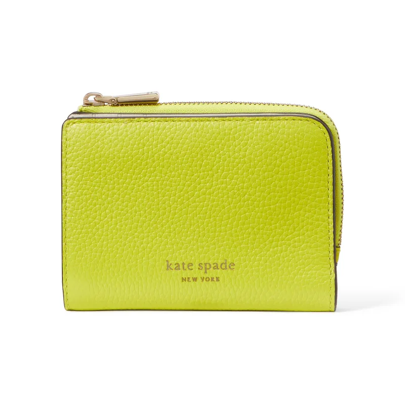 kate spade new york Ava Colorblocked Zip Bifold Wallet - Wasabi Multi