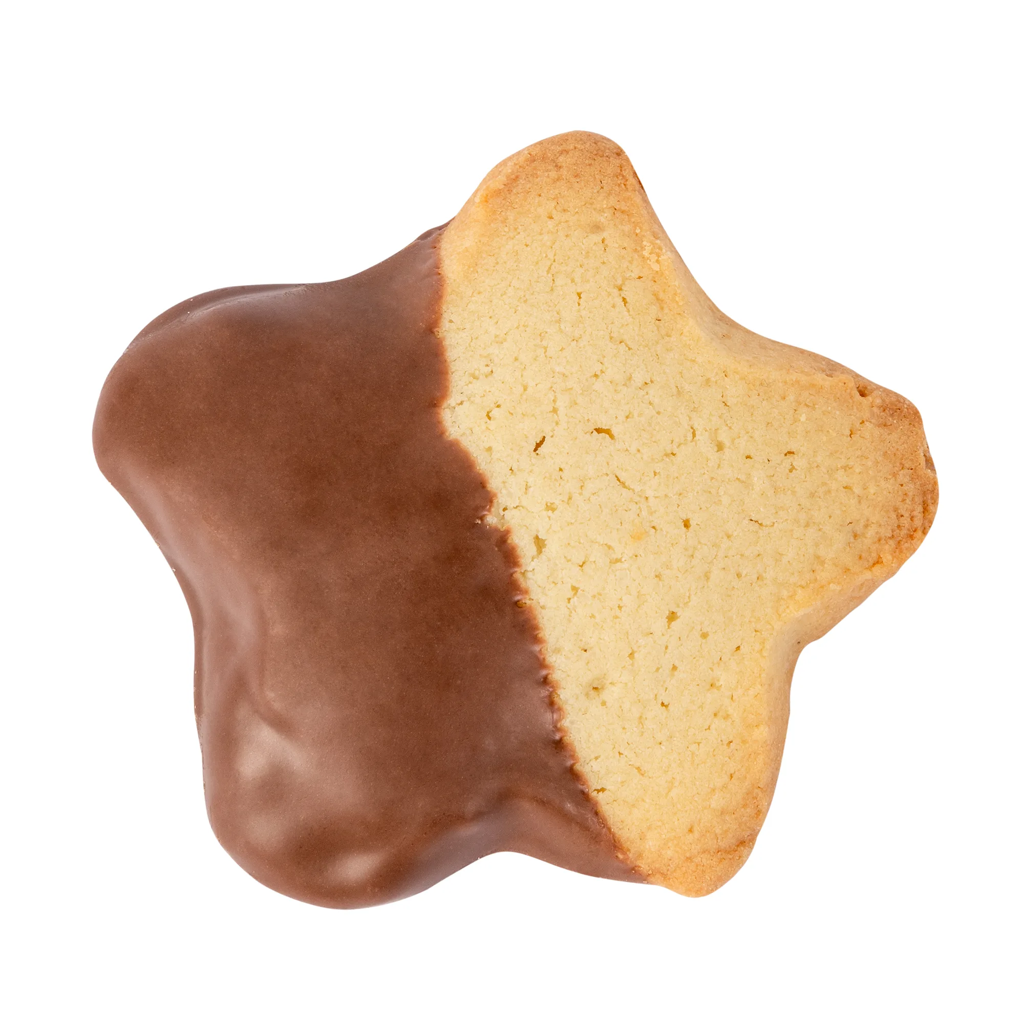 Chocolate Dipped Star Butter Cookie view 2
