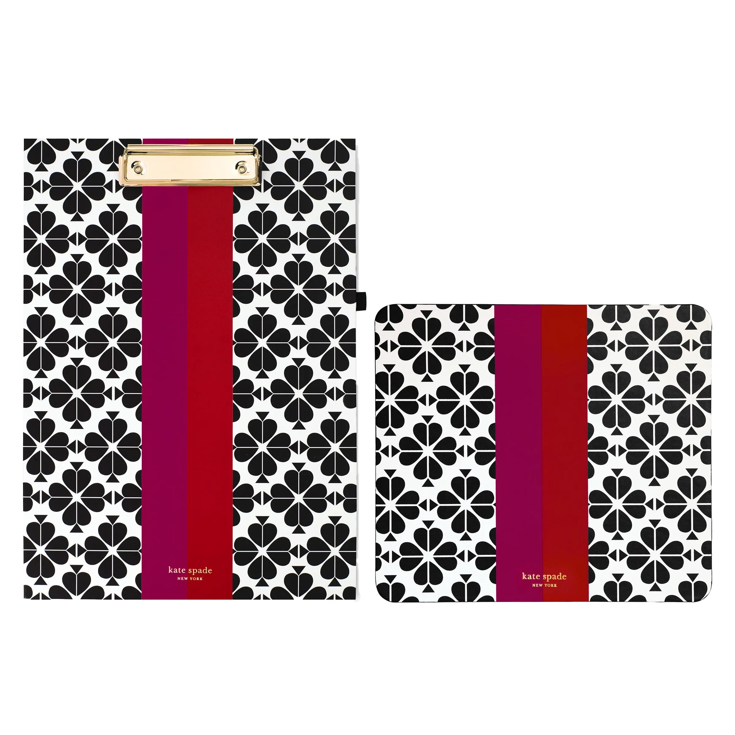 kate spade new york Signature Style Duo Office Bundle - Black Spade Flower