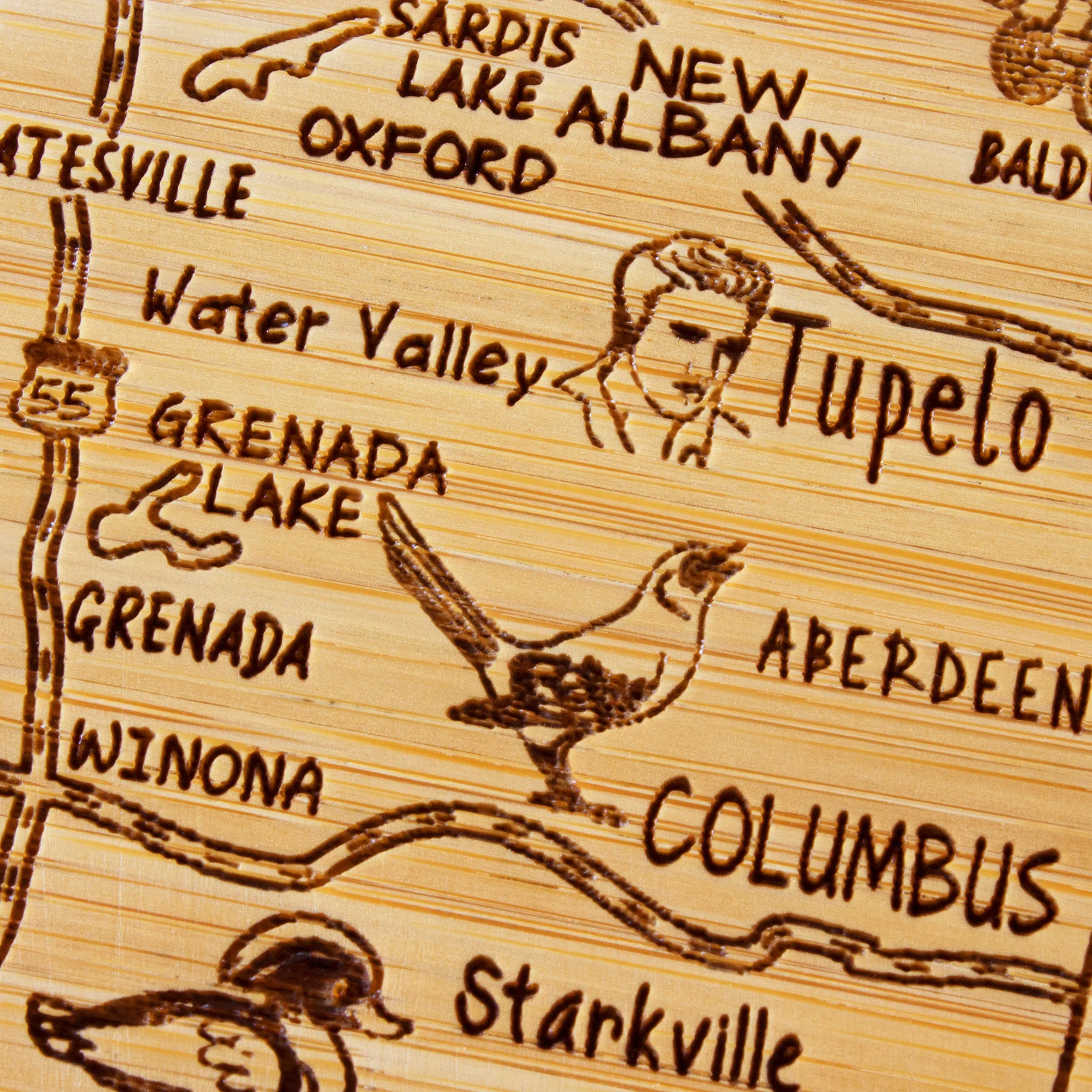 Mississippi Puzzle Coaster Set view 5