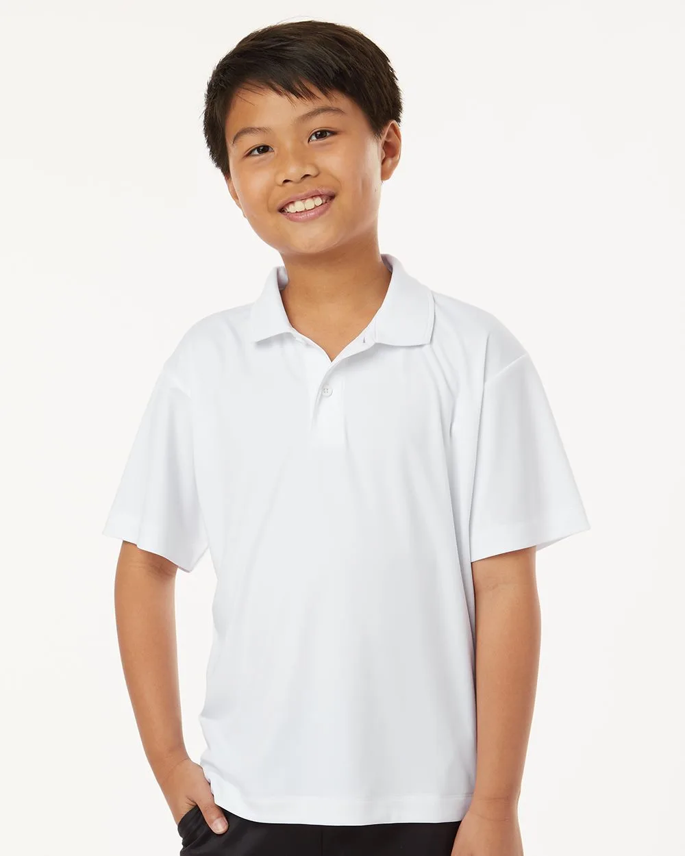 AllPro™ Pro-Lock Youth Performance Polo Shirt view 2