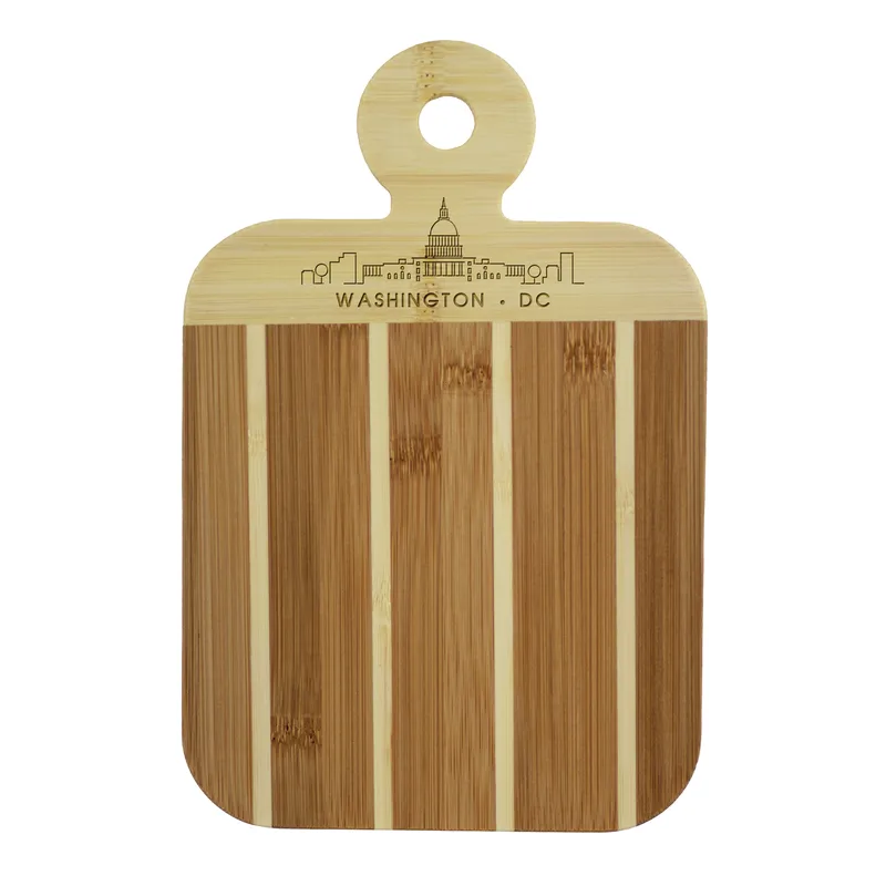 Striped Paddle DC District of Columbia City Skyline Board