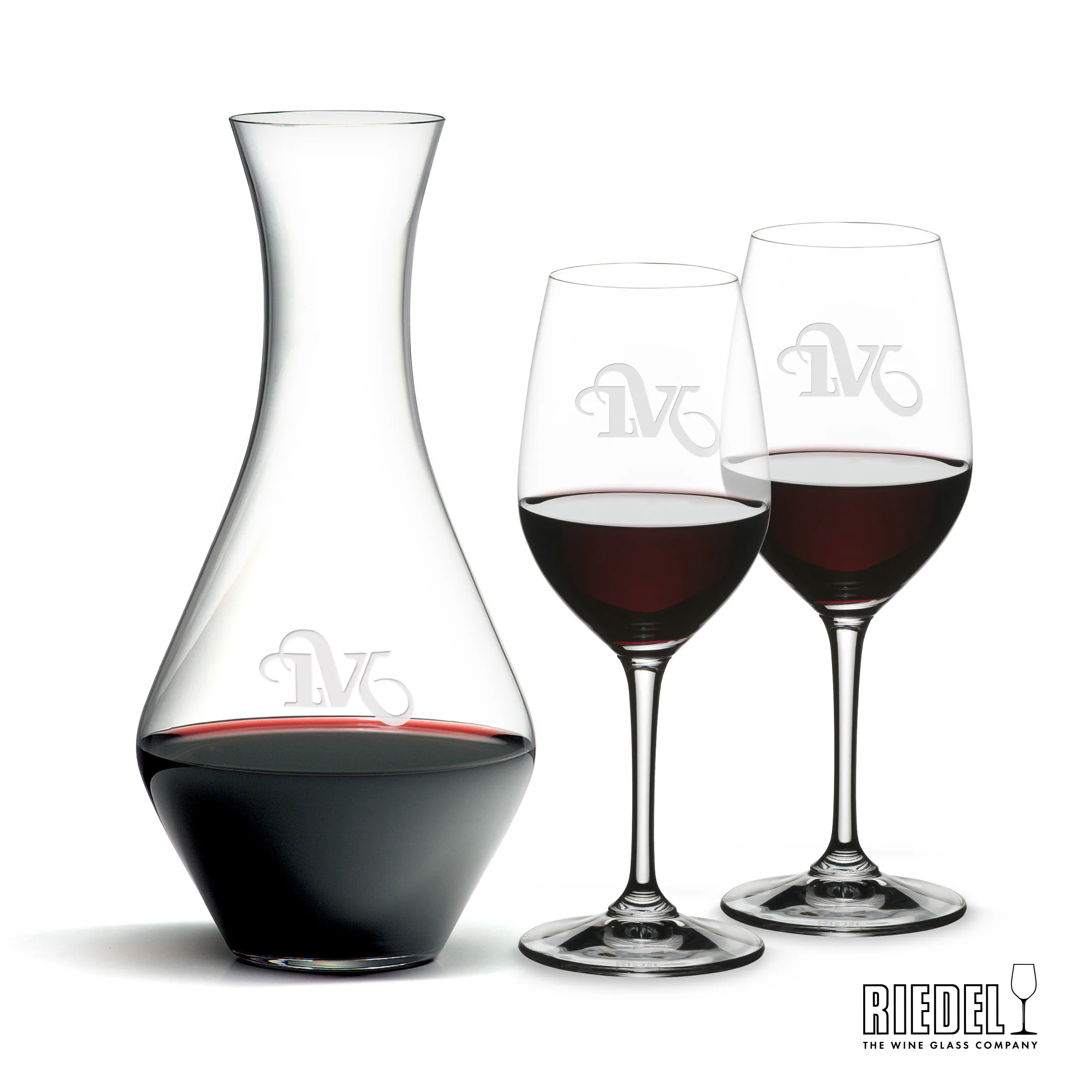 Decanter & 2 Wine