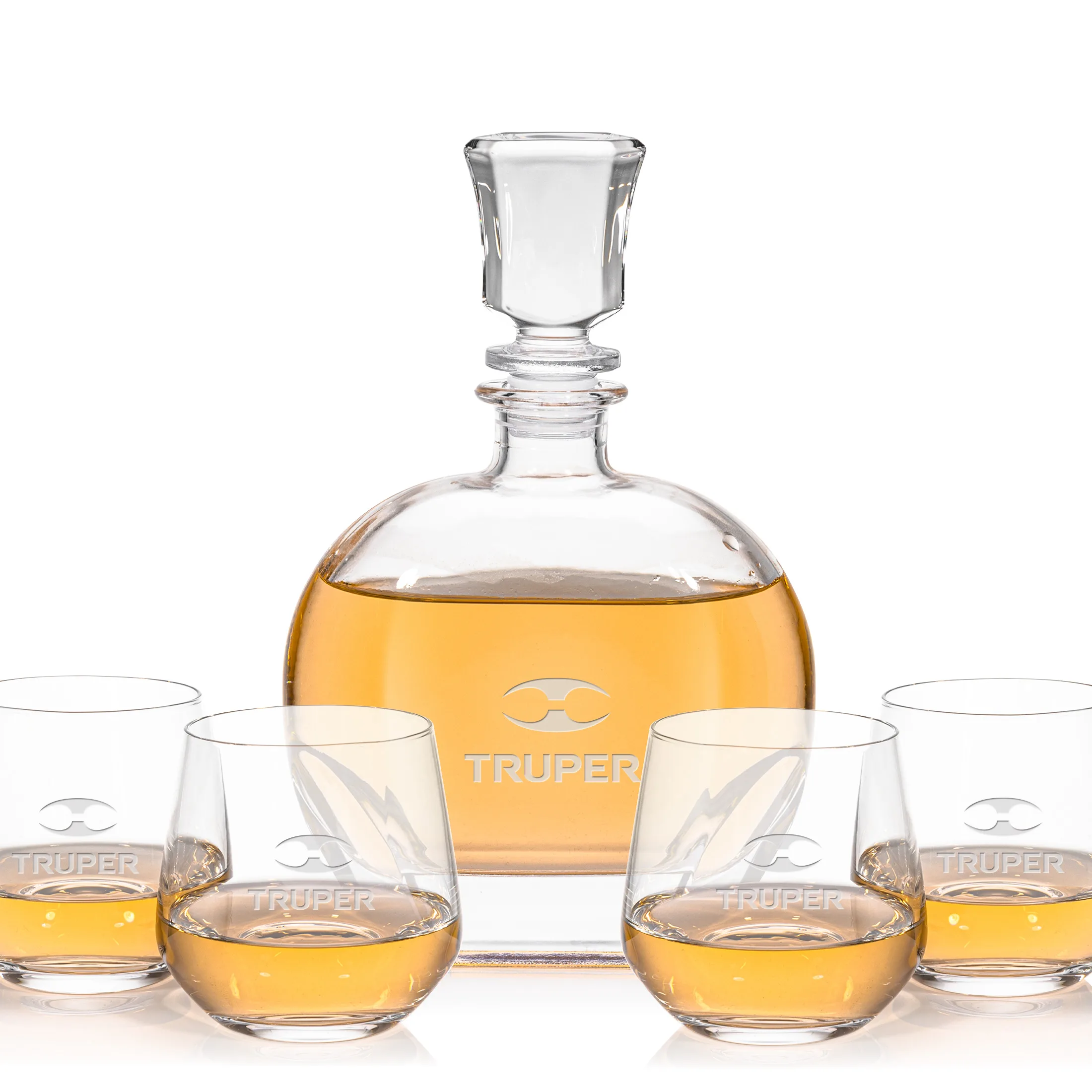 Decanter OTR Set, Garland Set, Decanter & 4 OTR