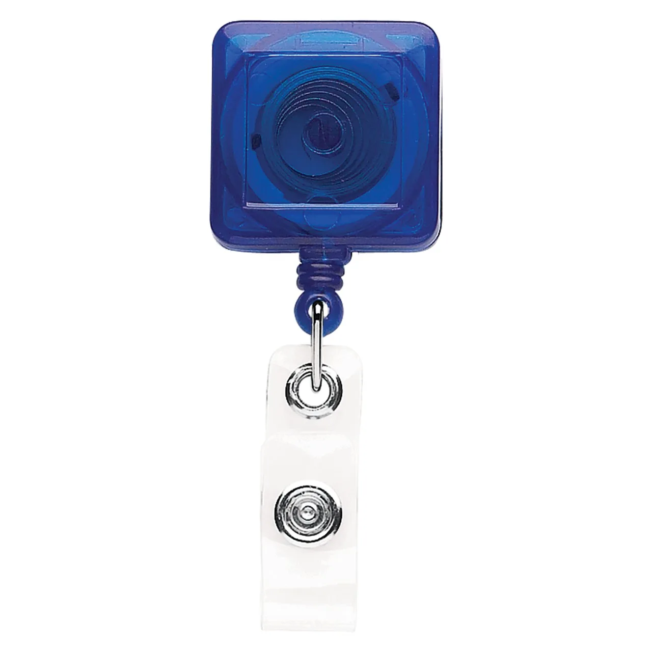 "Better" Translucent Square Retractable Badge Reel view 2